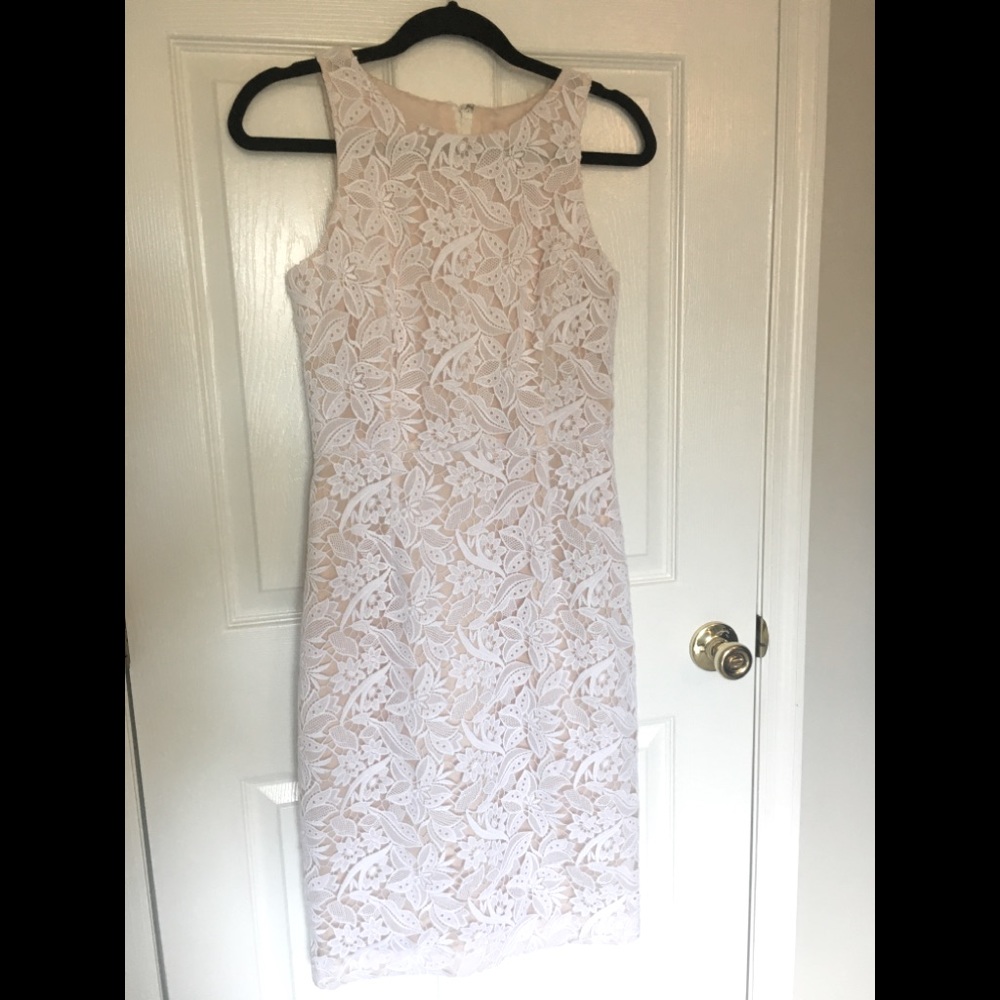 Jcrew 769 Madison Avenue collection lace overlay dress, size 4